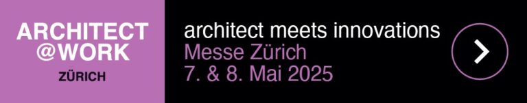 Besuchen Sie uns auf der ARCHITECT@WORK in Zürich!